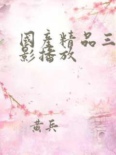 国产精品三级电影播放