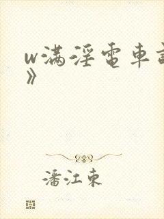w满淫电车调书》