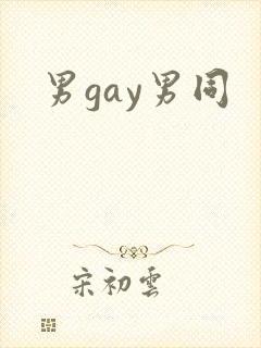 男gay男同