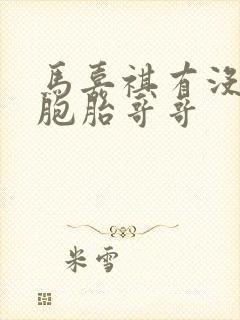 马嘉祺有没有双胞胎哥哥