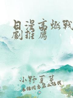 日漫高燃战斗番剧推荐