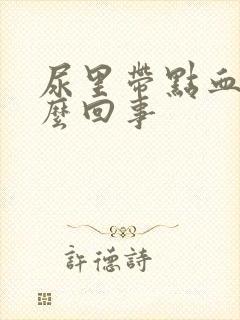 尿里带点血是怎么回事