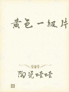 黄色一级片黑人