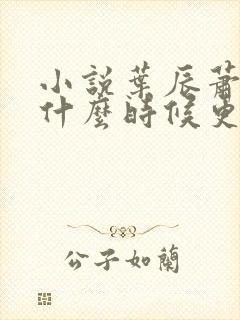 小说叶辰萧初然什么时候更新