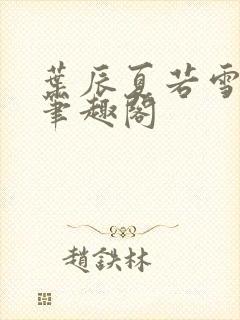 叶辰夏若雪正版笔趣阁