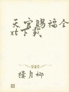 天官赐福全文txt下载