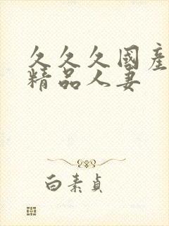 久久久国产日韩精品人妻