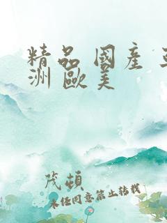 精品 国产 亚洲 欧美