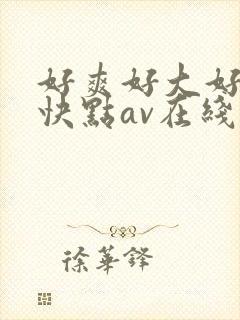 好爽好大好紧再快点av在线