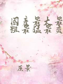 国产最大最长最粗最猛最爽最黄的视频