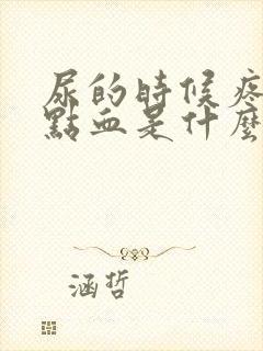 尿的时候疼还带点血是什么病呀