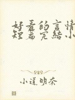 好看的言情现代短篇完结小说