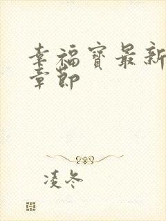 幸福宝最新隐藏章节