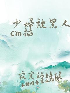 少妇被黑人30cm插