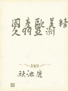 国产欧美精品久久99亚洲