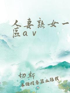 人妻熟女一区二区aⅴ