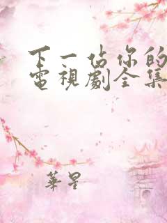 下一站你的幸福电视剧全集免费观看