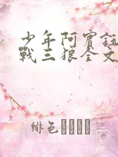 少年阿宾钰慧大战三狼全文阅读