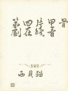 第四片甲骨电视剧在线看