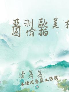 亚洲 欧美 校园 偷拍