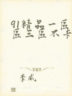 91精品一区二区三区不卡