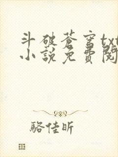 斗破苍穹txt小说免费阅读