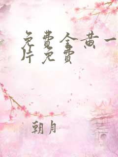 免费全黄一级裸片免费