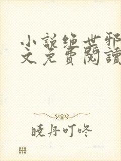 小说绝世邪医全文免费阅读