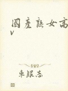 国产熟女高潮av