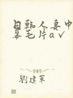 日韩人妻中文字幕毛片a√