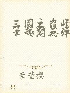 三国之巅峰召唤笔趣阁无弹窗