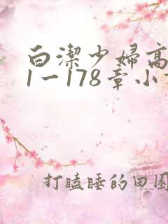 白洁少妇高义第1一178章小说