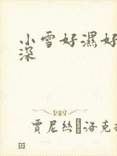 小雪好湿好紧好深