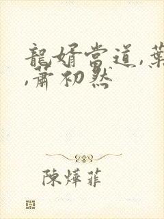 龙婿当道,叶辰,萧初然