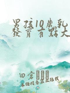 男孩10岁乳房发育有点大正常吗?