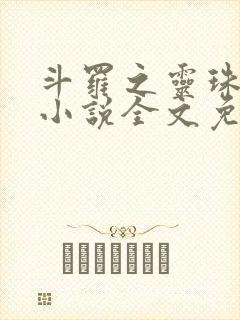 斗罗之灵珠神剑小说全文免费阅读全文