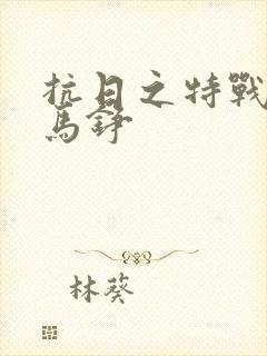 抗日之特战兵王马铮