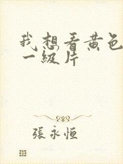 我想看黄色高清一级片