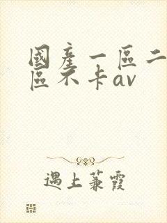 国产一区二区三区不卡av