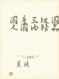 国产三级国产成人国内精品