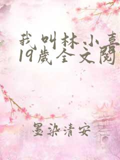 我叫林小喜今年19岁全文阅读