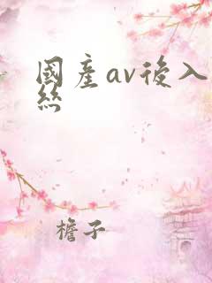 国产av后入黑丝