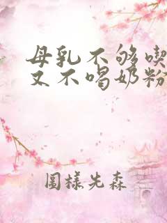 母乳不够吃宝宝又不喝奶粉怎么办