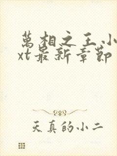 万相之王小说txt最新章节