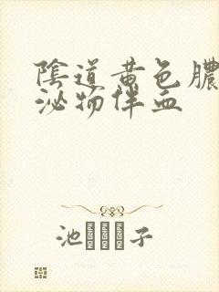 阴道黄色脓状分泌物伴血