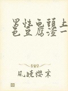 男性龟头上有白色豆腐渣一样的东西