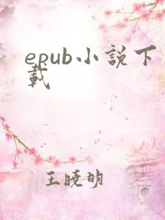 epub小说下载