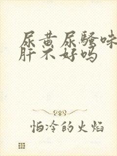 尿黄尿骚味重是肝不好吗