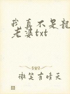 我真不是龙傲天老婆txt