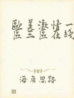 欧美激情一区二区三区在线播放